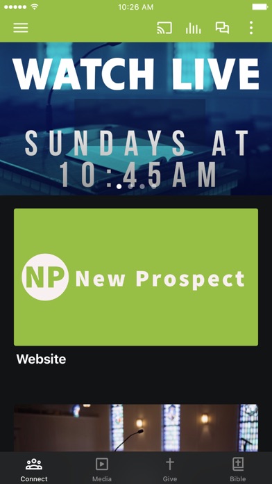New Prospect Baptist Church Screenshot