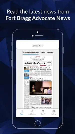 Fort Bragg Advocate e-Edition screenshot 1