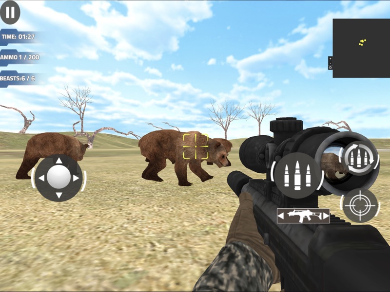 Caçador de animais no deserto screenshot 6
