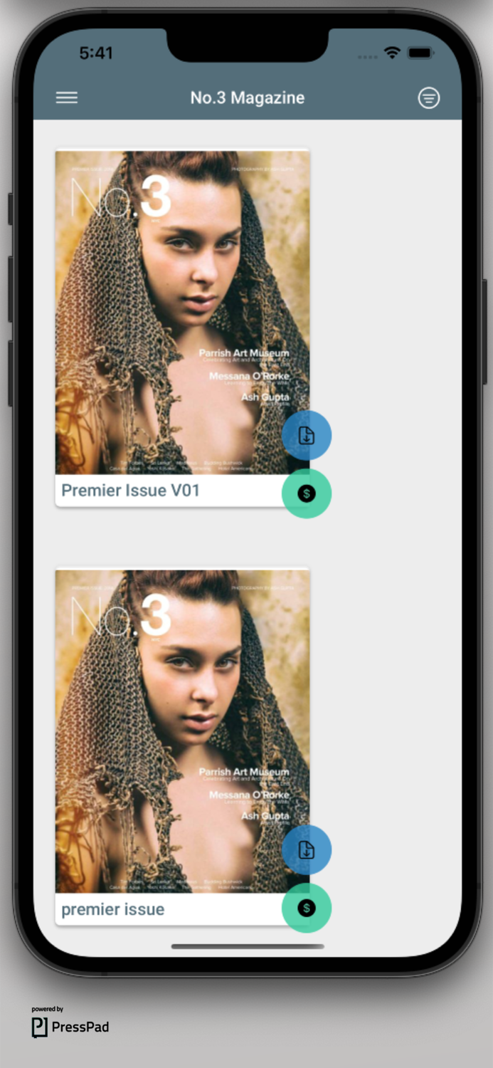 No.3 Magazine app