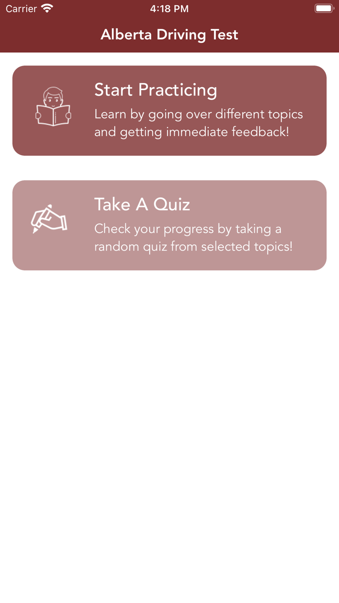 Alberta Driving Knowledge Test