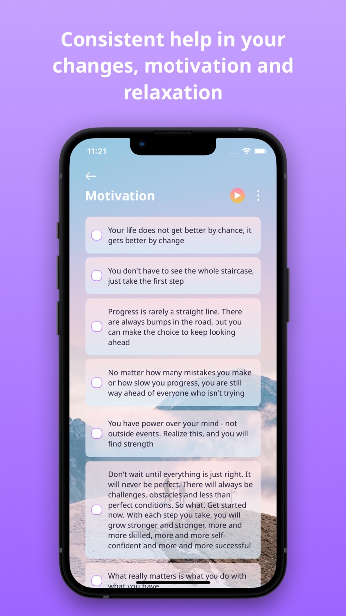 Affirmations and daily quotes