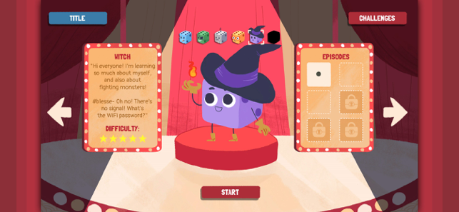 Captura de pantalla de Dicey Dungeons