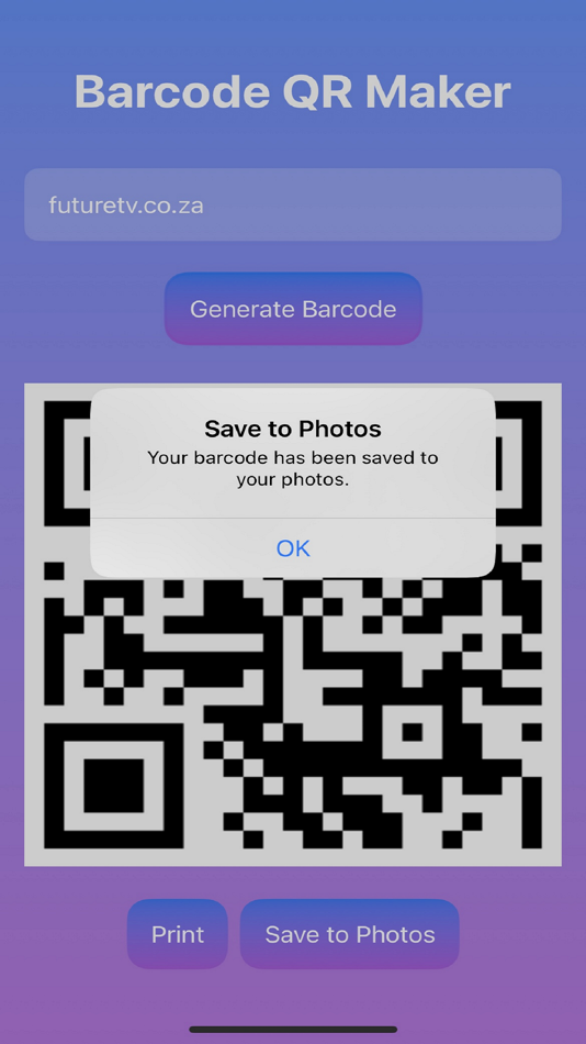 #1. Barcode QR Maker (iOS) 来自: Steven Cohen