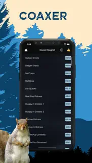 coaxer magnet - animal calls iphone screenshot 2