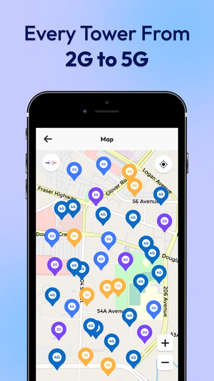 5G/4G LTE Find Cellular Tower