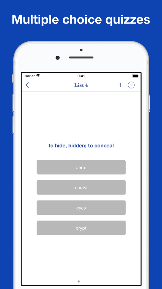 #7. Medical Roots Dictionary (iOS) Ved: Huong Nguyen