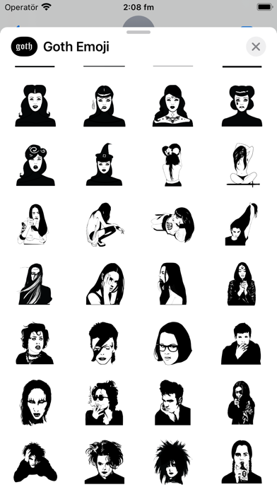 Goth Emoji Screenshot