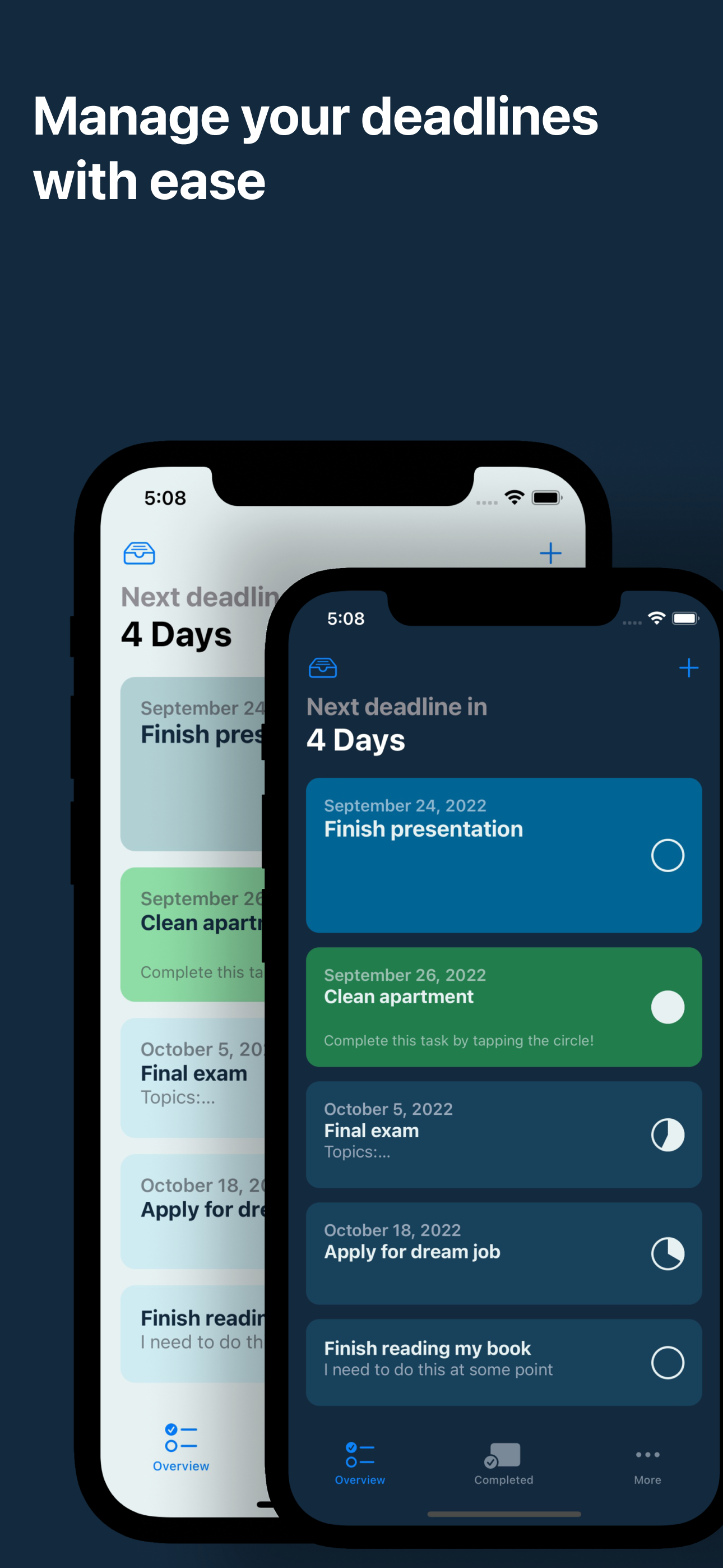 ToDue: Deadline Manager