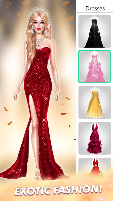 Makeover Dress Up Girls Game Screenshot