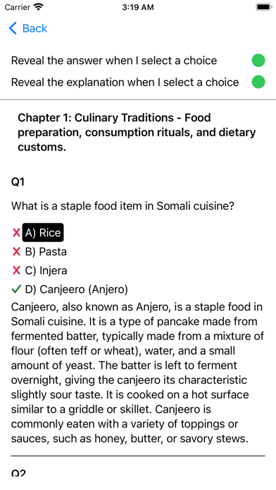 Culture of Somalia Exam Screenshot
