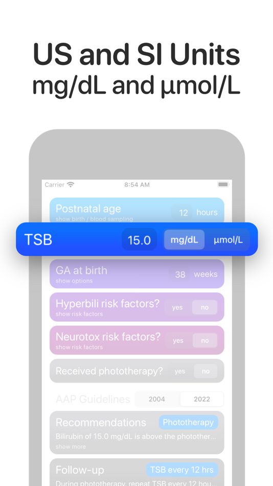 #5. Bilirubin: Bilitool Bili Tool (iOS) بواسطة: Jeffrey Fulton