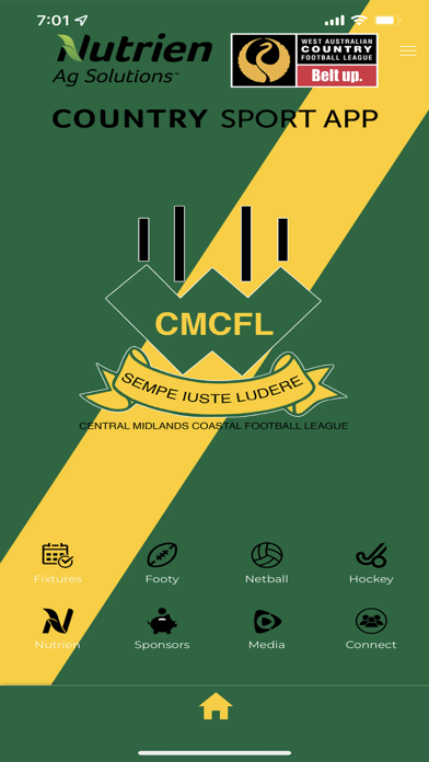 Nutrien Sport CMCFL Screenshot