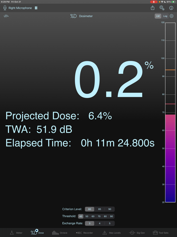 Screenshot #5 for SoundMeter X