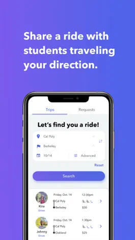 Game screenshot Ryde - College Carpooling mod apk