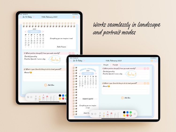 Pencil Journal - Digital Diary screenshot-4