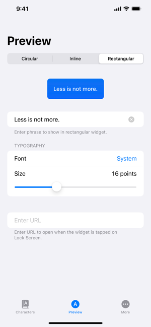 ‎Current - Text Widgets Screenshot