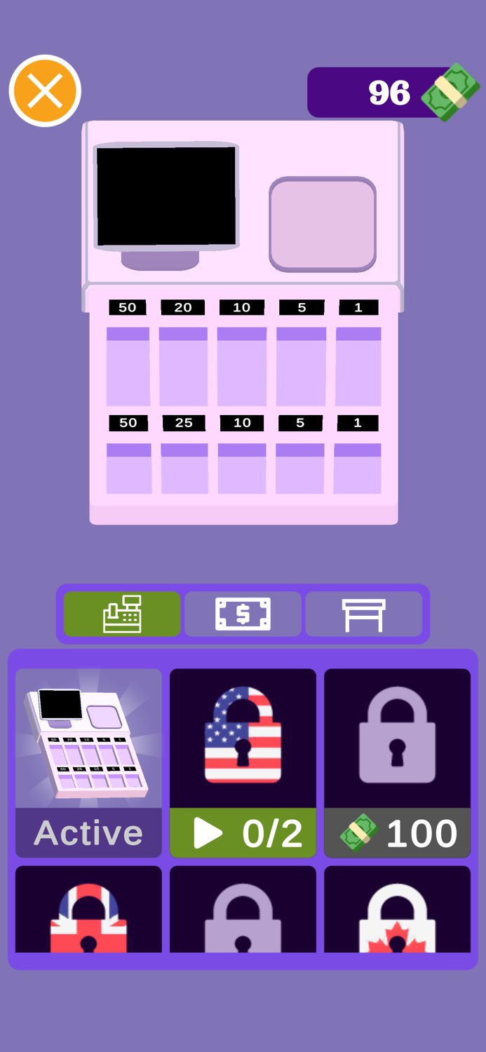 Cashier games- Cash register