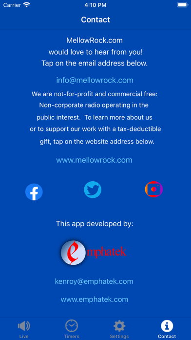 MellowRock.com Screenshot