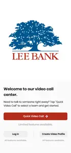 Lee Bank Video Banker screenshot #1 for iPhone