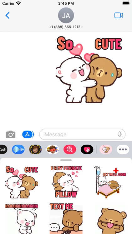 Milk and Mocha Couple Stickers