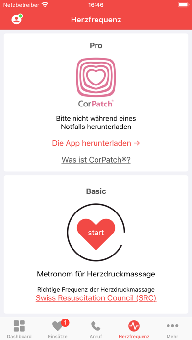 1st Responder Kanton Bern Screenshot