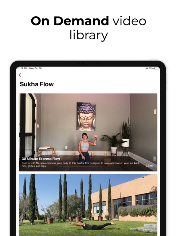 Sukha Yoga ATX iPad screenshot