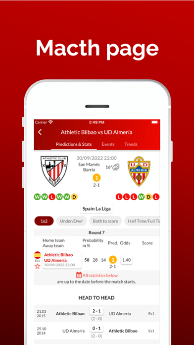 Forebet Football Predictions Screenshot
