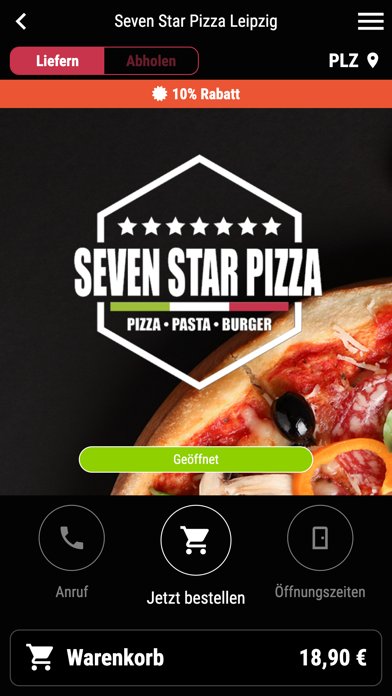 Seven Star Pizza Leipzig Screenshot