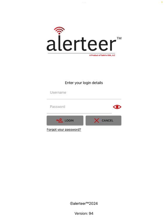 Alerteer iPad screenshot 3 - Business app
