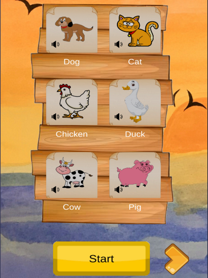 English Listening Find Animal