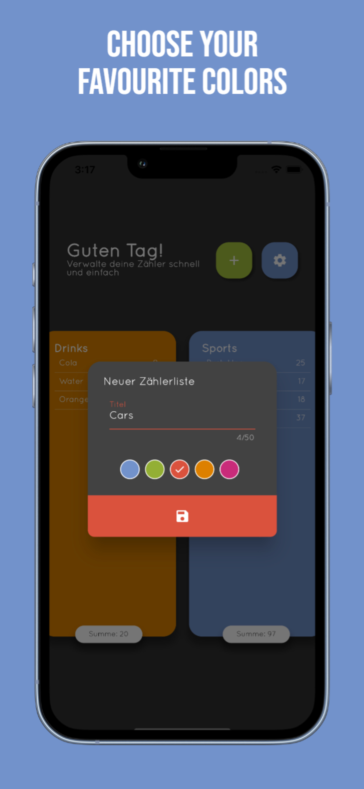 Countinger - Easy Counting