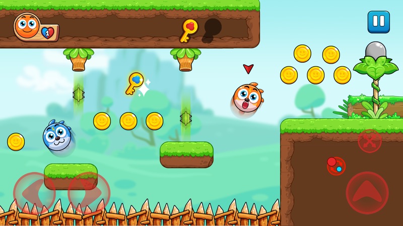 Red and Blue: Ball Heroes screenshot 2