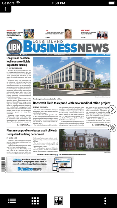 Long Island Business News Screenshot