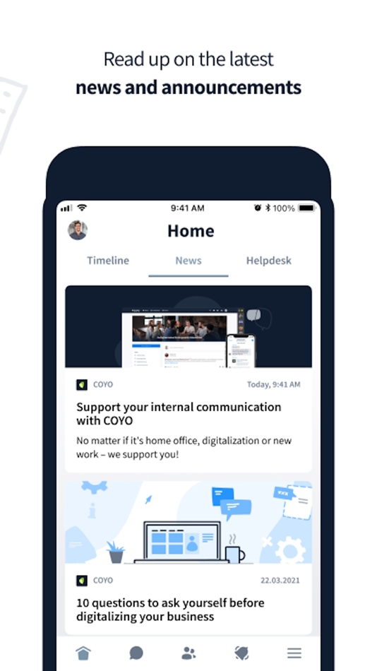 #5. NOVA by COMCAVE (iOS) 来自: Haiilo GmbH