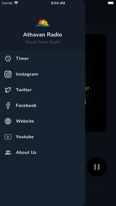 Athavan Radio Screenshot