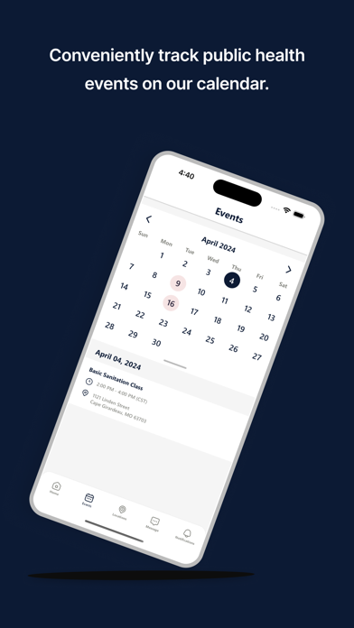 Cape County Health iPhone screenshot 3 - Medical app