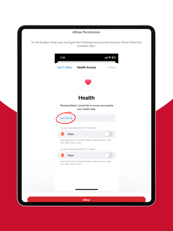 App screenshot