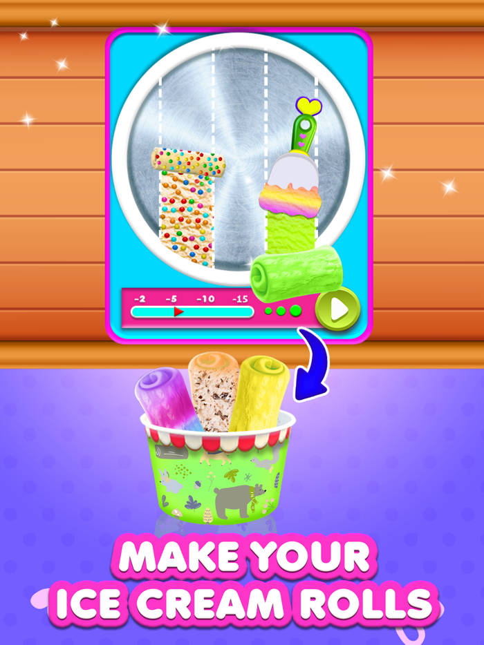 DIY Ice Cream Rolls Making