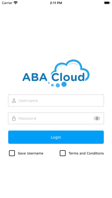 ABA Cloud Screenshot