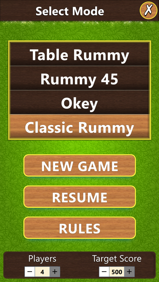 #3. Rummy 4 in 1 Board Game (iOS) di: G Soft Team