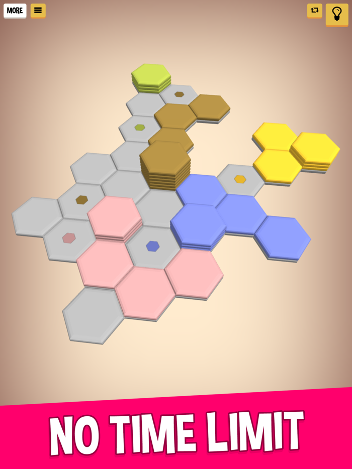 Hexa Slider Sort  Flow Color