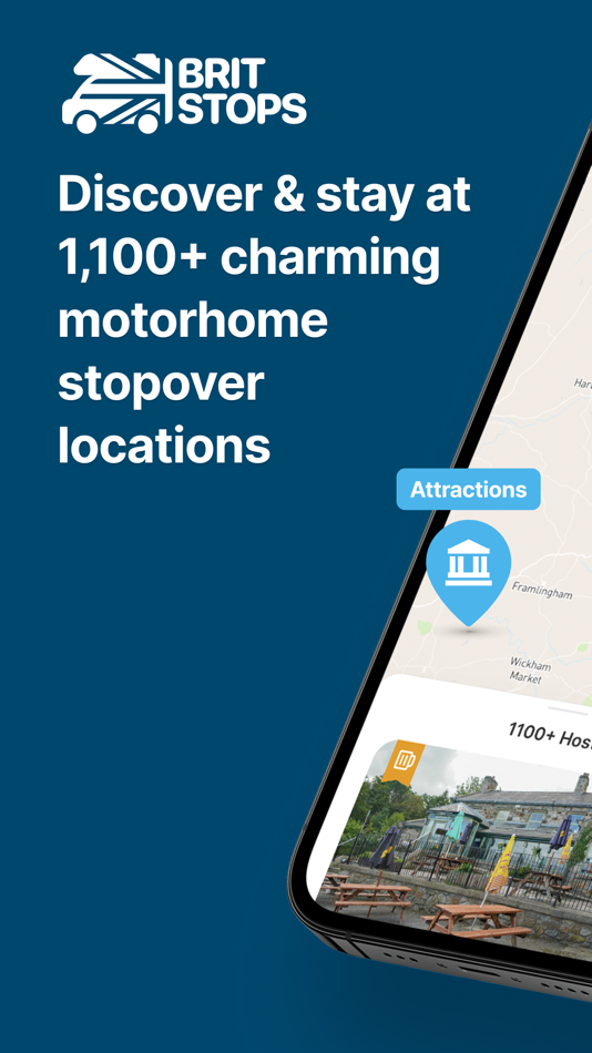 #1. Brit Stops (iOS) 由: Harvest Hosts