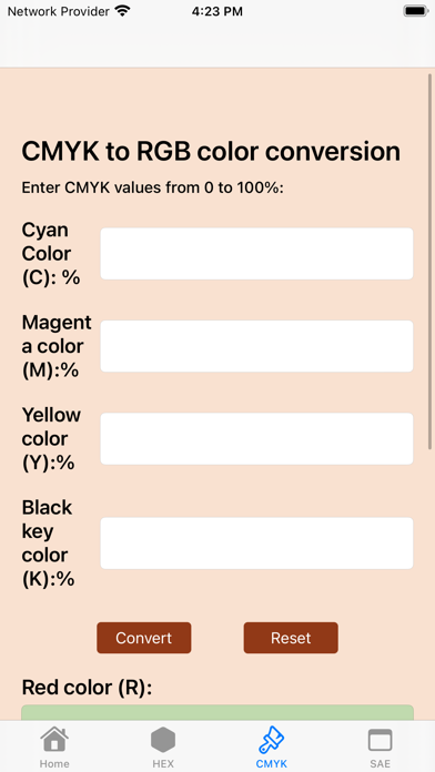 Screenshot #2 pour ColorMetrics