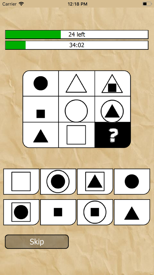 #3. What is my IQ (iOS) Podle: Aliaksandr Uvarau