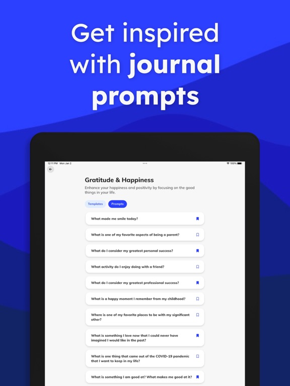 Clearful - Journal & Diary iPad screenshot 5 - Health & Fitness app