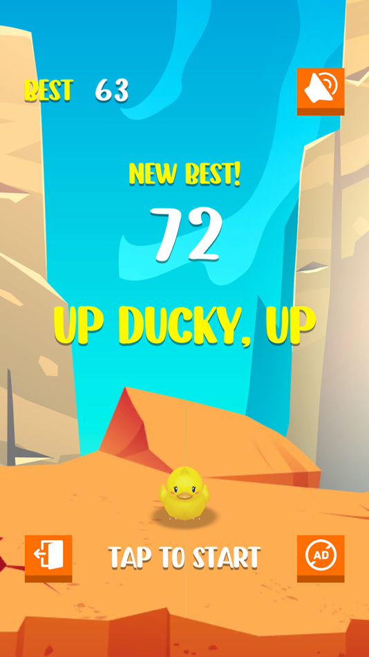 #2. Up Ducky, Up (iOS) Podle: Ahmed Shahien