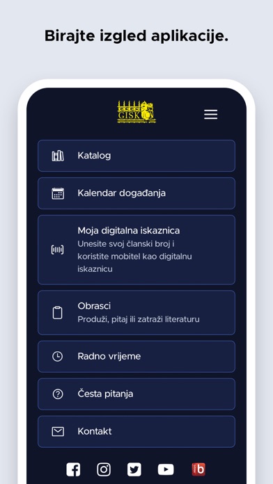 GISKO knjižnica Osijek Screenshot