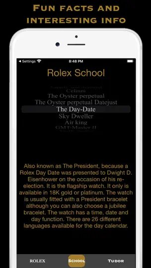 The ROLEX Enthusiast iPhone Ekran Görüntüsü 3