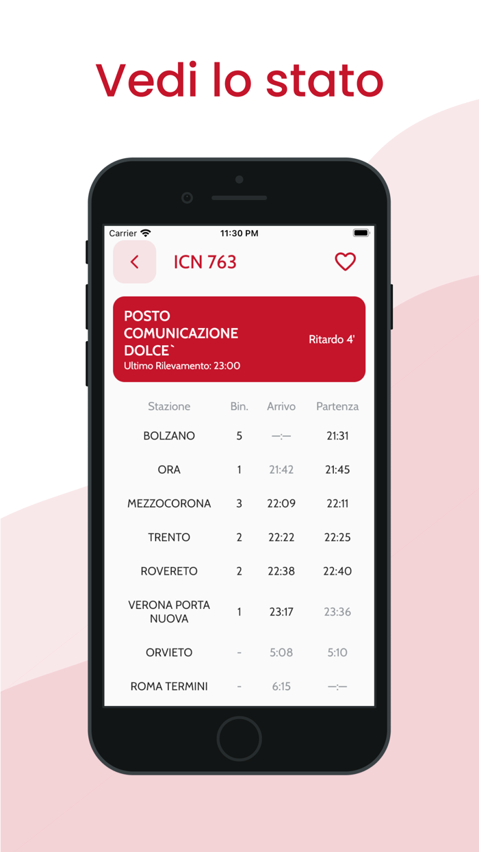 Treninoo - Ritardi e binari